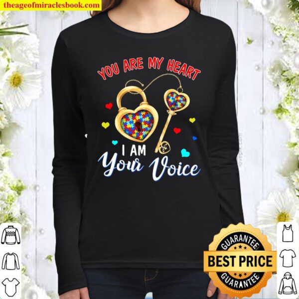 You Are My Heart I Am Your Voice Women Long Sleeved