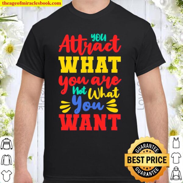 You Attract What You Are Not What You Want Shirt