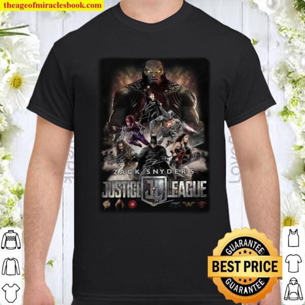 Zack Snyder’s Justice League 2021 Signatures Shirt