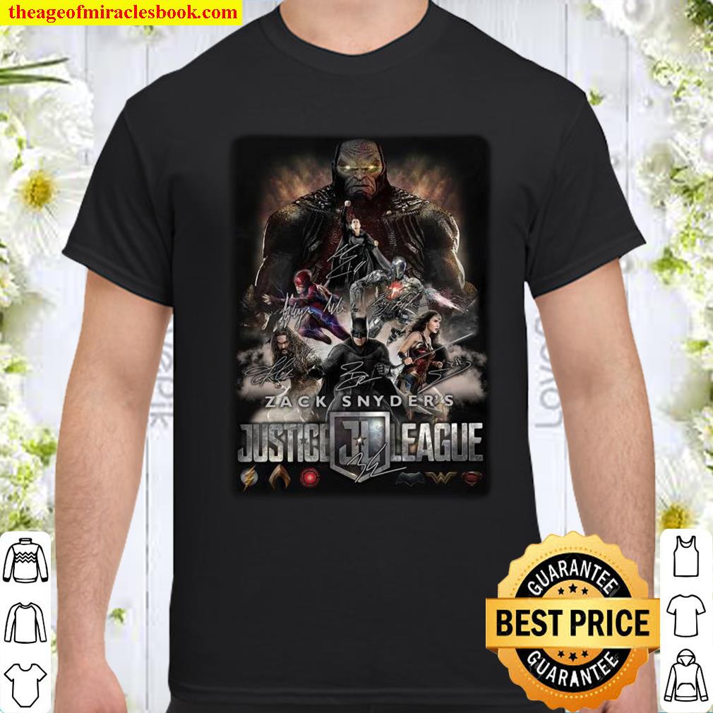 Zack Snyder’s Justice League 2021 Signatures Shirt, hoodie, tank top, sweater