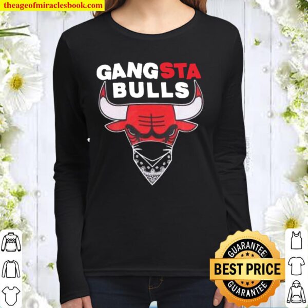 gangsta chicago bulls Women Long Sleeved