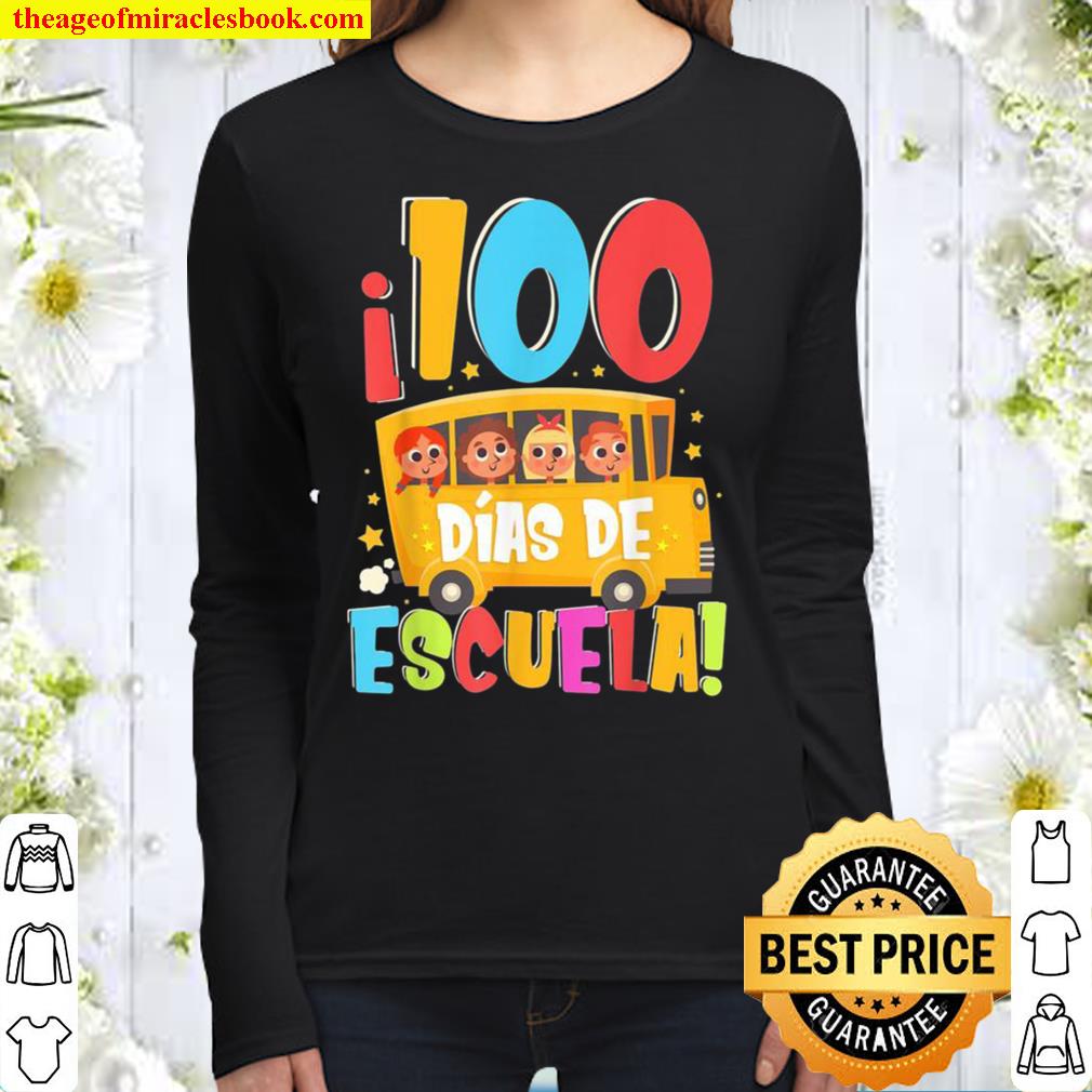 100 Schultag Spanisch Women Long Sleeved