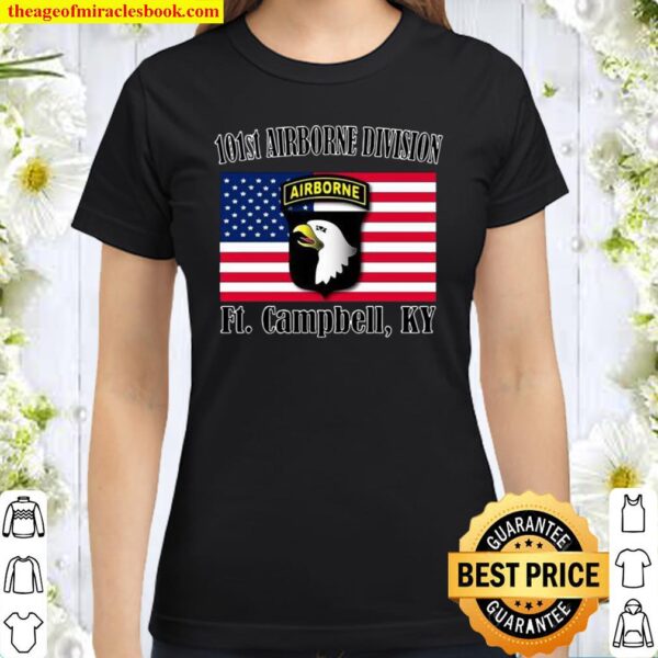 101st Airborne Division Back Design Classic Women T-Shirt