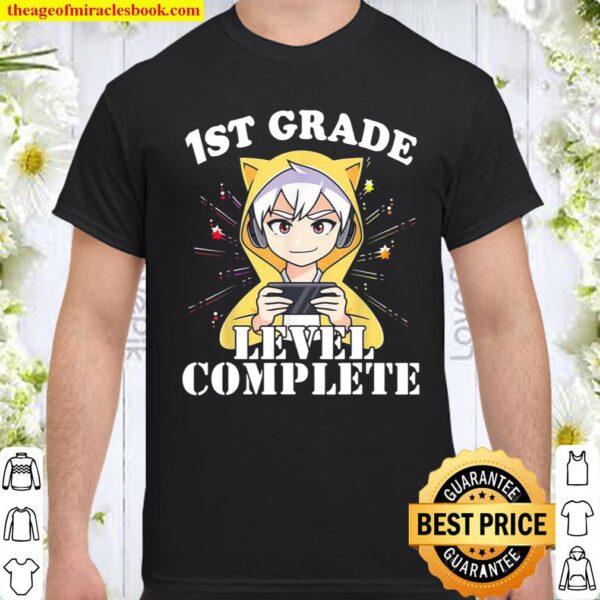 2021 1st Grade Graduation Boy Cute Anime Video Games Boys Shirt