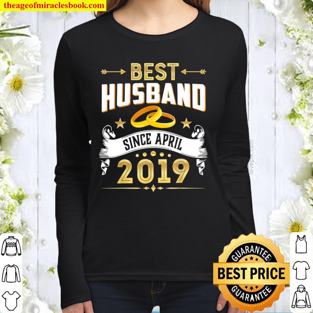 2nd Wedding Anniversary Best Husband Since 2019 Women Long Sleeved