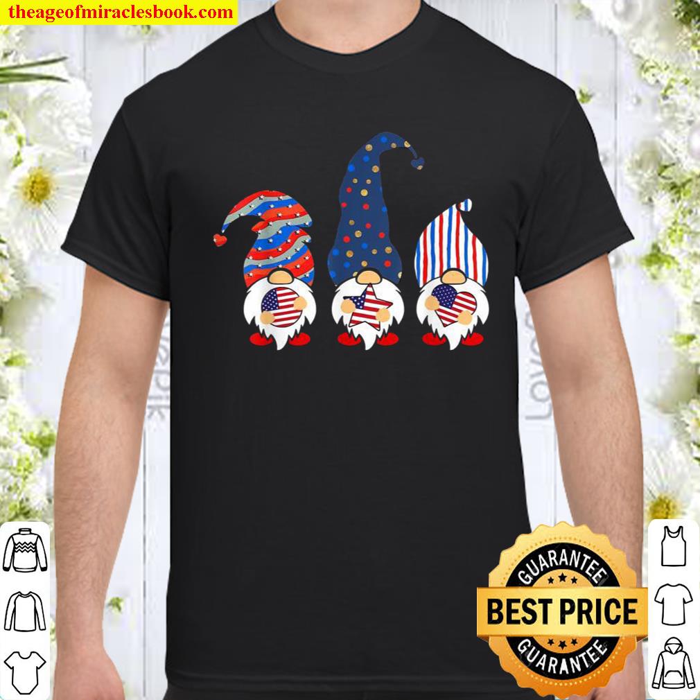 4th Of July Patriotic Gnomes Cute American USA Flag Shirt, hoodie, tank top, sweater
