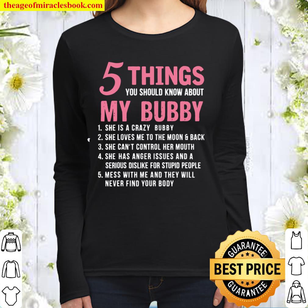 5 Things You Should Know About My Bubby Mother’s Day Women Long Sleeved