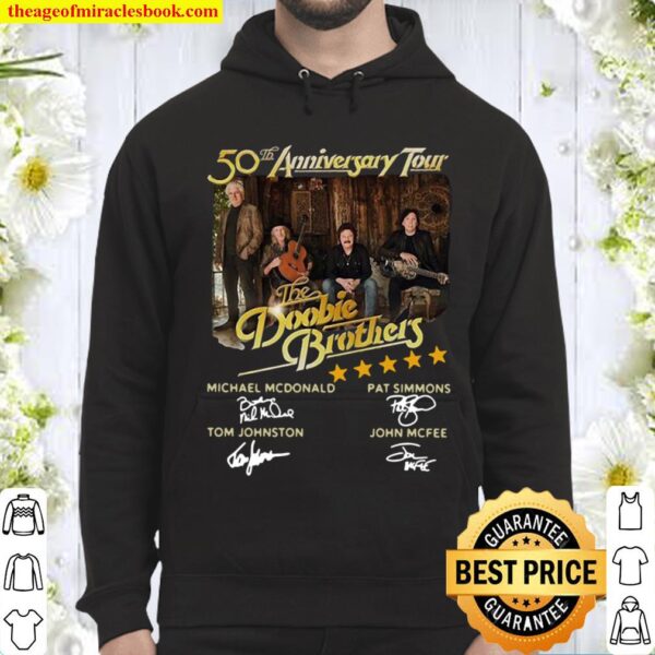 50th anniversary tour The Doobie Brothers signatures Hoodie