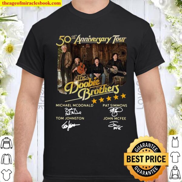 50th anniversary tour The Doobie Brothers signatures Shirt