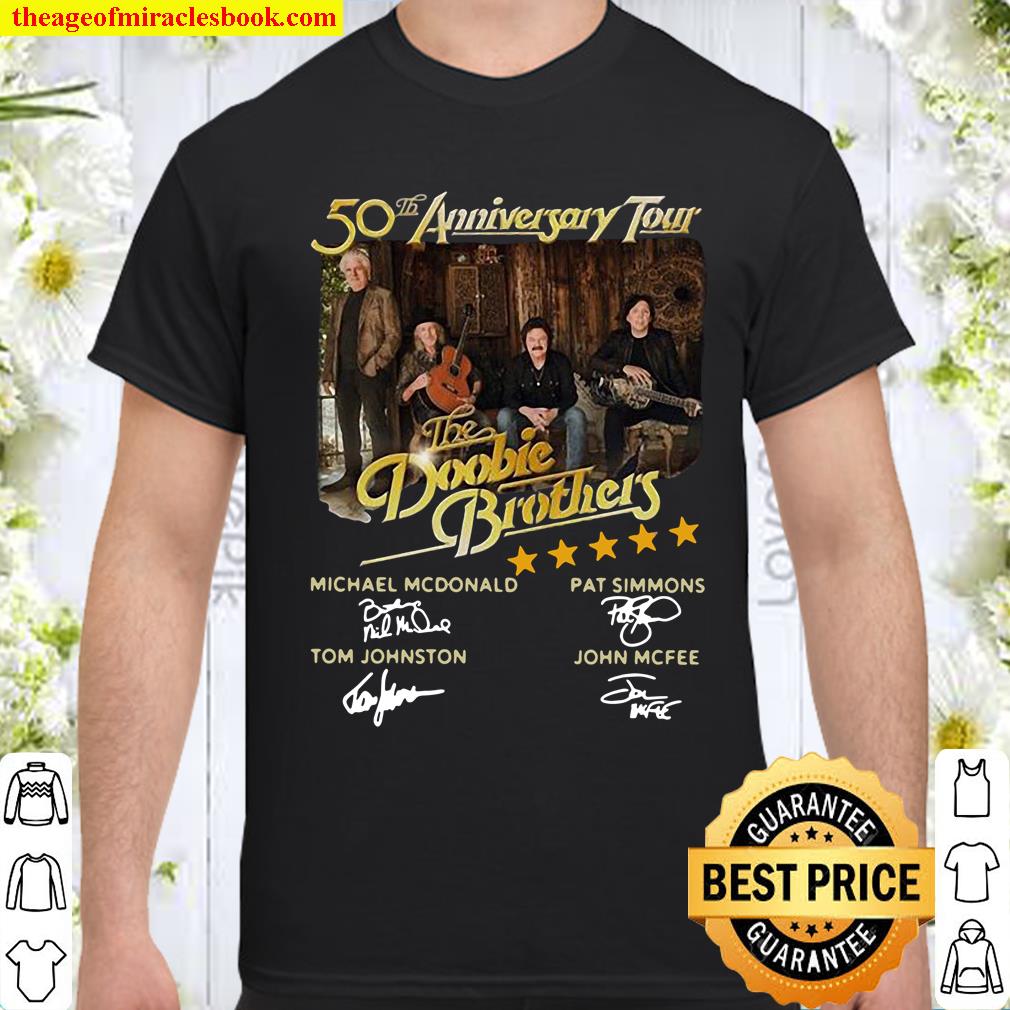 50th anniversary tour The Doobie Brothers signatures shirt, hoodie, tank top, sweater