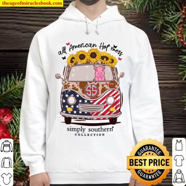 All American Hot Mess Simply Southern Collection Hoodie