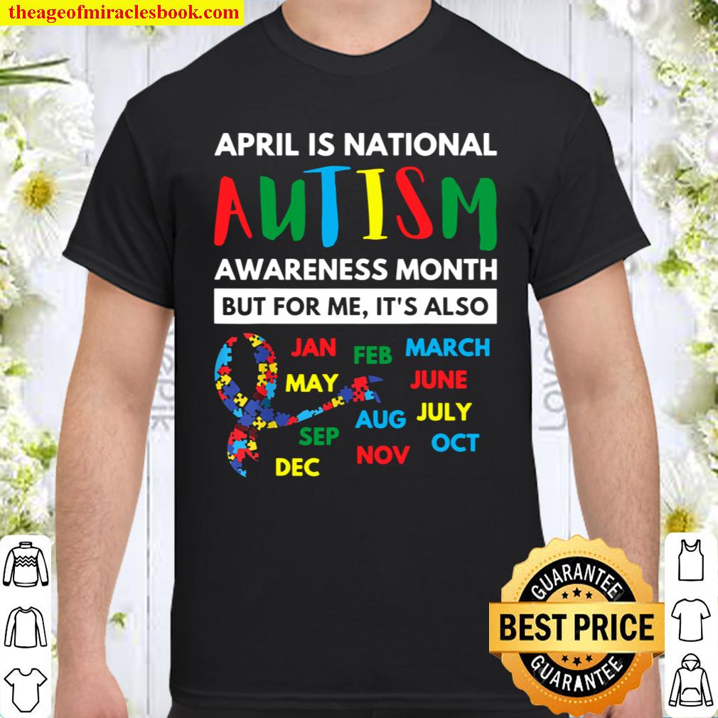 April is national autism awareness month Rainbow Shirt, hoodie, tank top, sweater