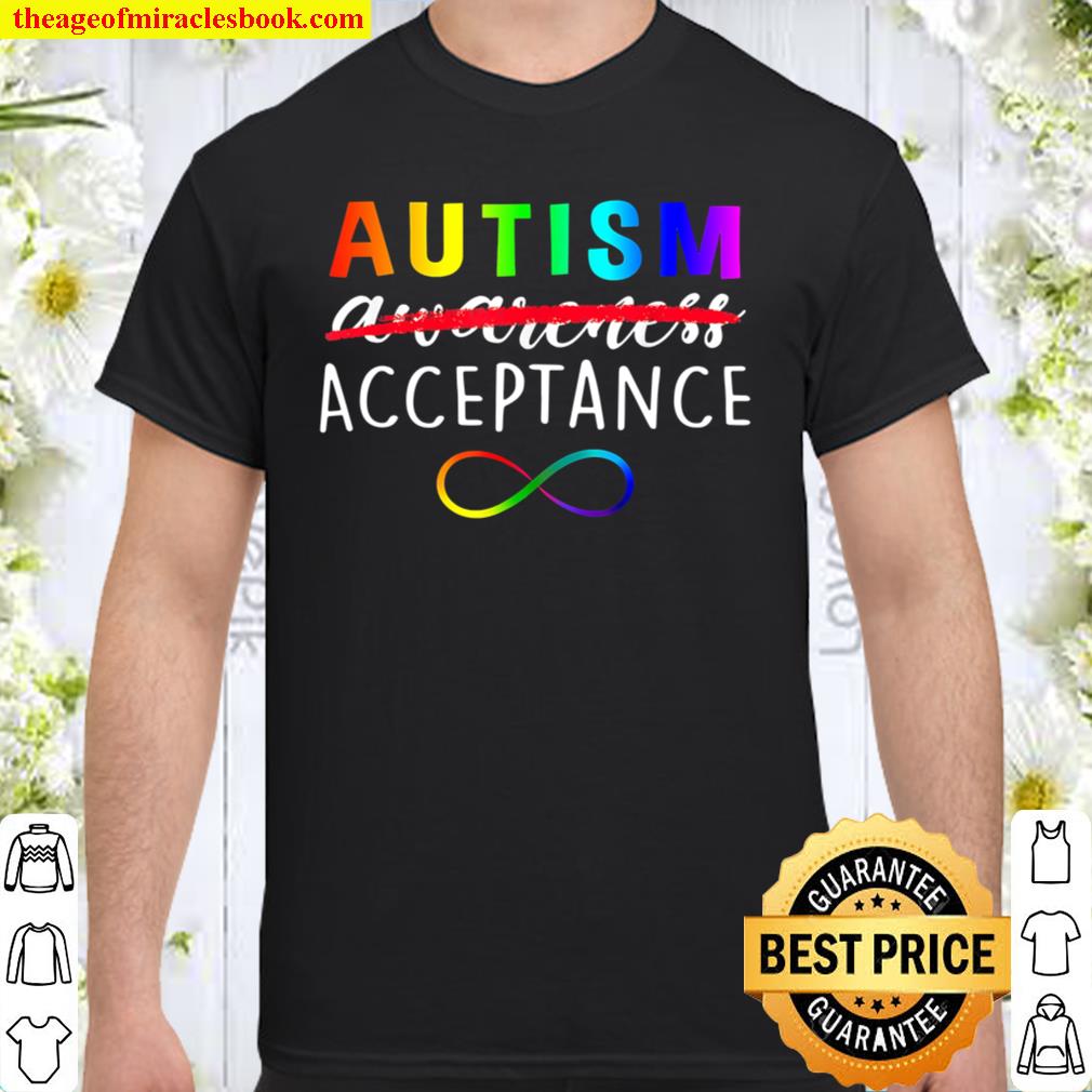 Autism Red Instead Acceptance Not Awareness 2021 Shirt, Hoodie, Long Sleeved, SweatShirt