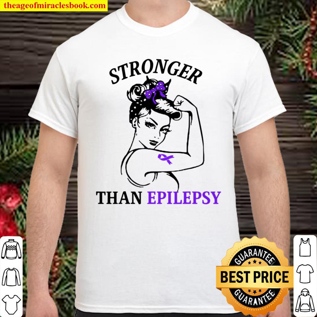 Awareness Ribbon Stronger Than Epilepsy shirt, hoodie, tank top, sweater
