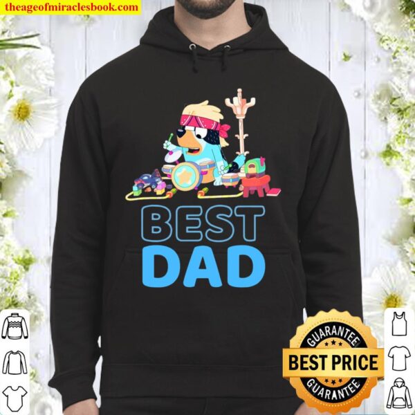 Bluey Dad Best Matching Family Hoodie