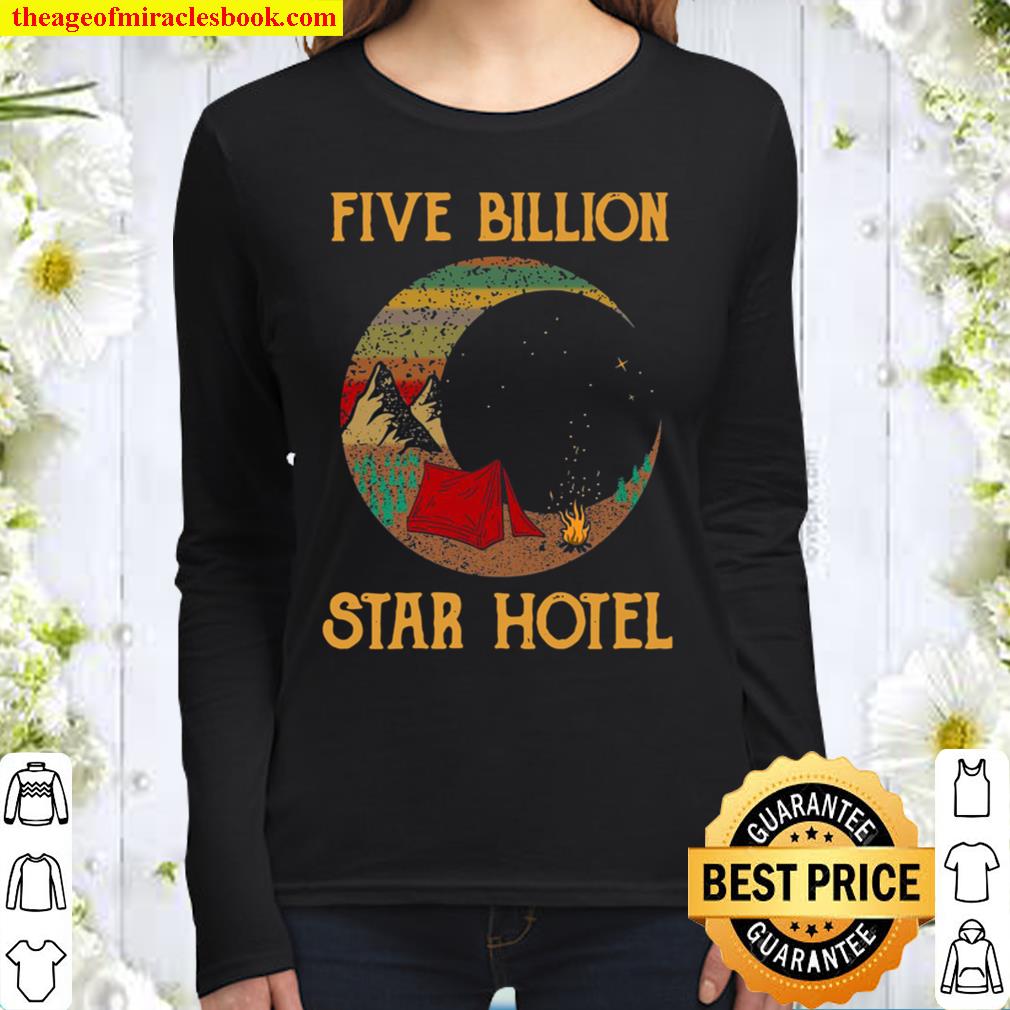 Camping Five Billion Star Hotel Women Long Sleeved