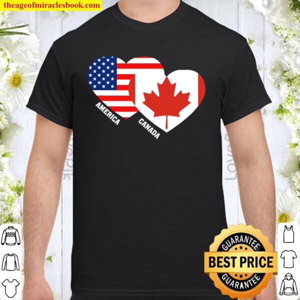 Canada Flag Shirt Canadian American Pride Vintage Shirt