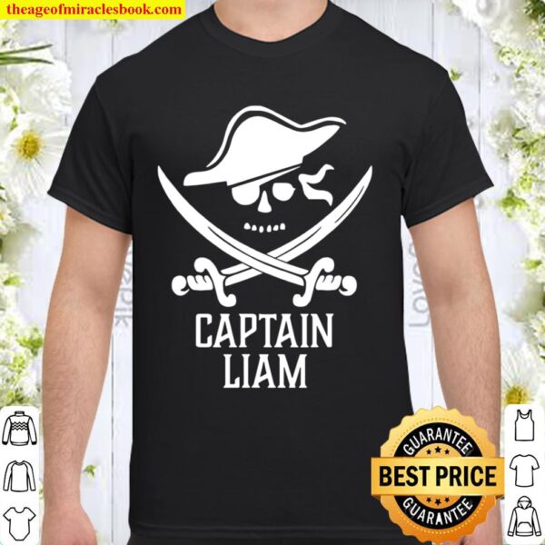 Captain LIAM Personalized Pirate Shirt