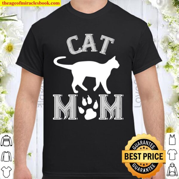 Cat Cat Mom Langarmshirt Shirt
