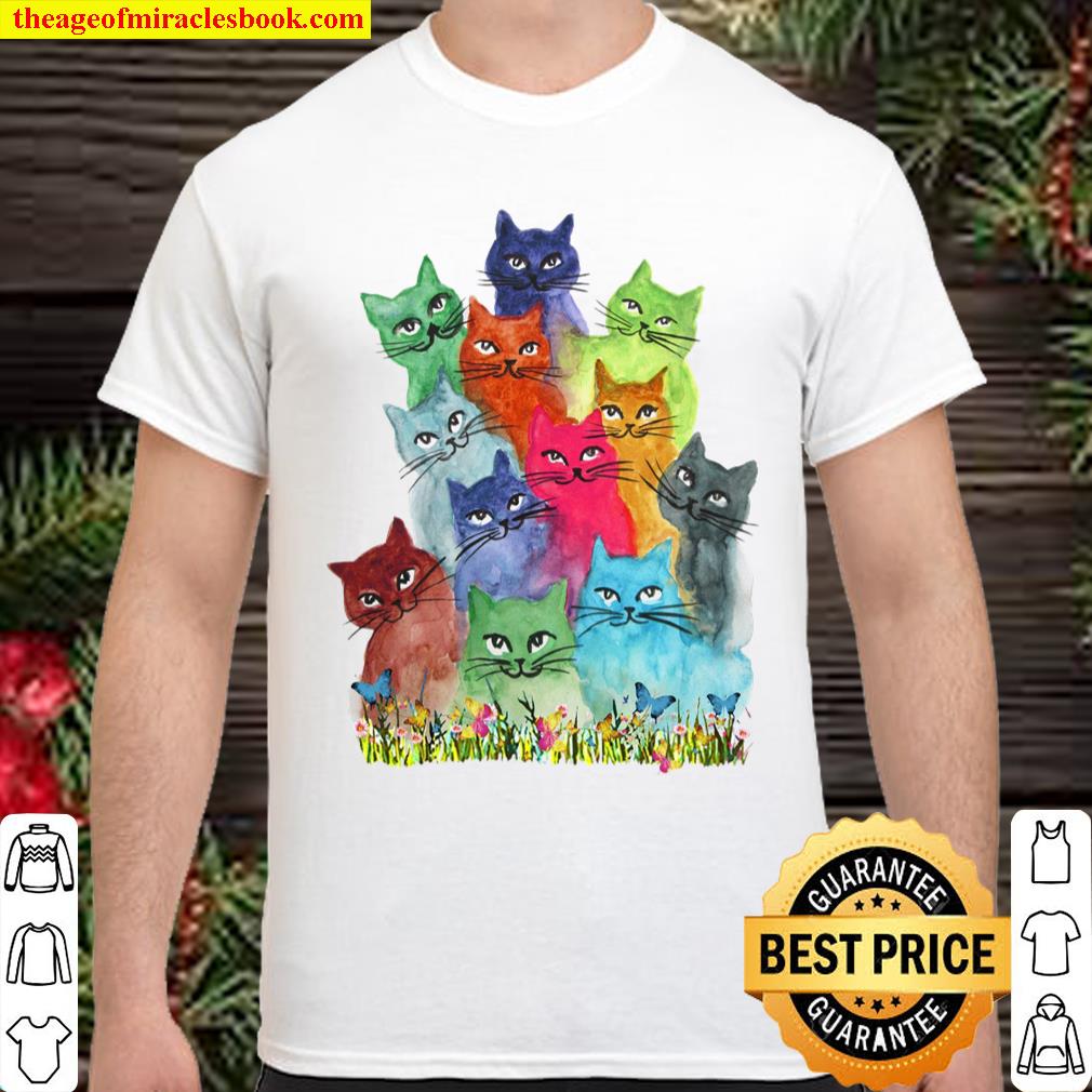 Cats Color Shirt, hoodie, tank top, sweater