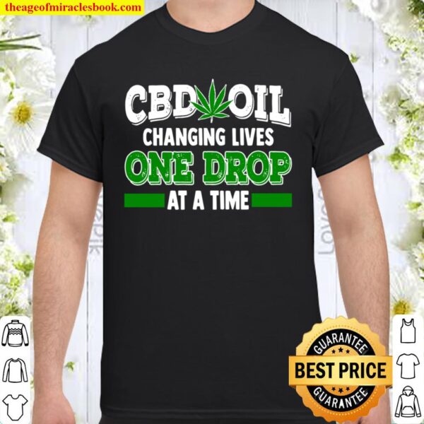 Cbd Oil Shirt Cannabinoid Hemp Heals Slogan Quote Fun Gift Premium Shirt