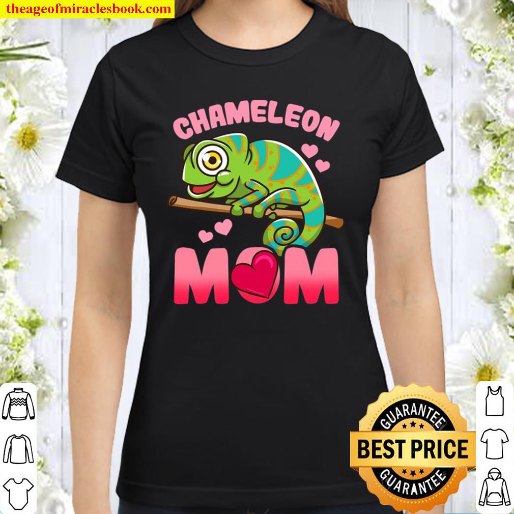 Chameleon Mom Cute Classic Women T-Shirt