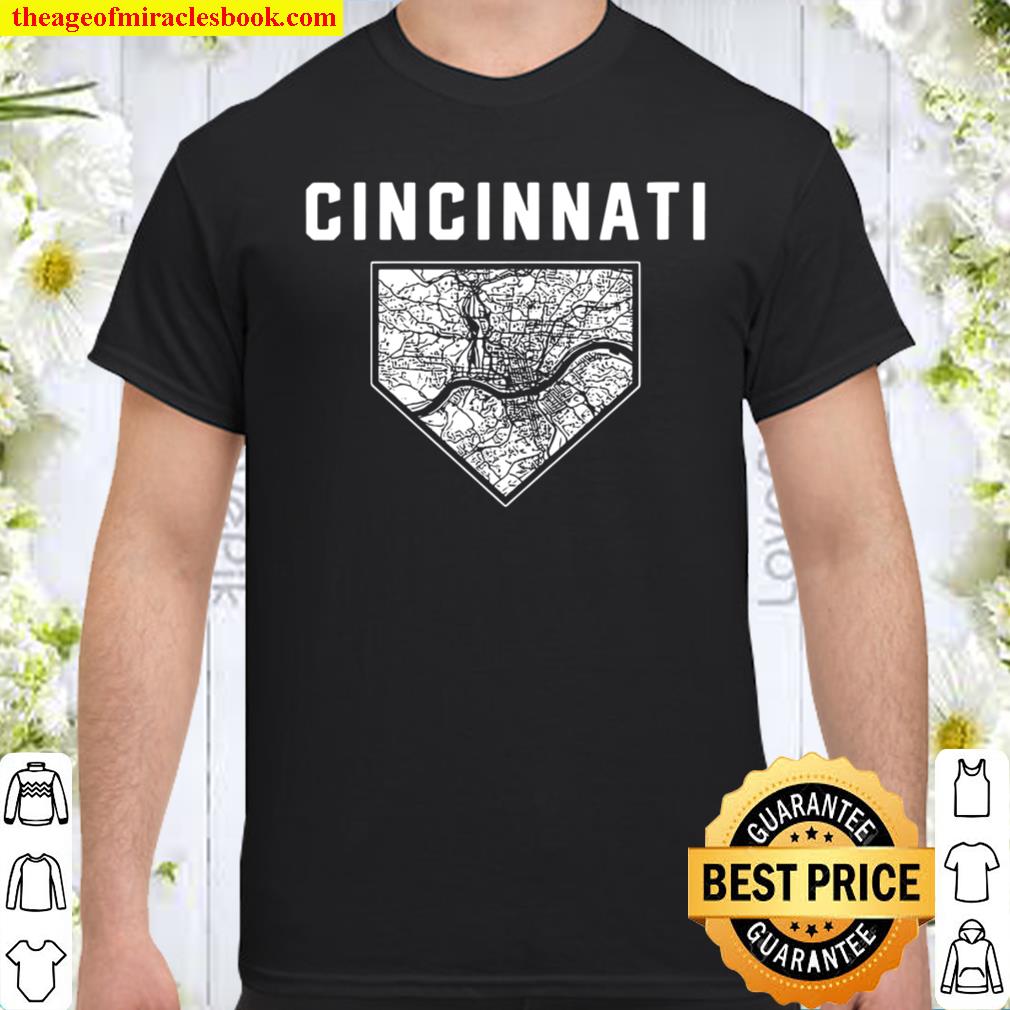 Cincinnati Baseball City Home Map shirt, hoodie, tank top, sweater