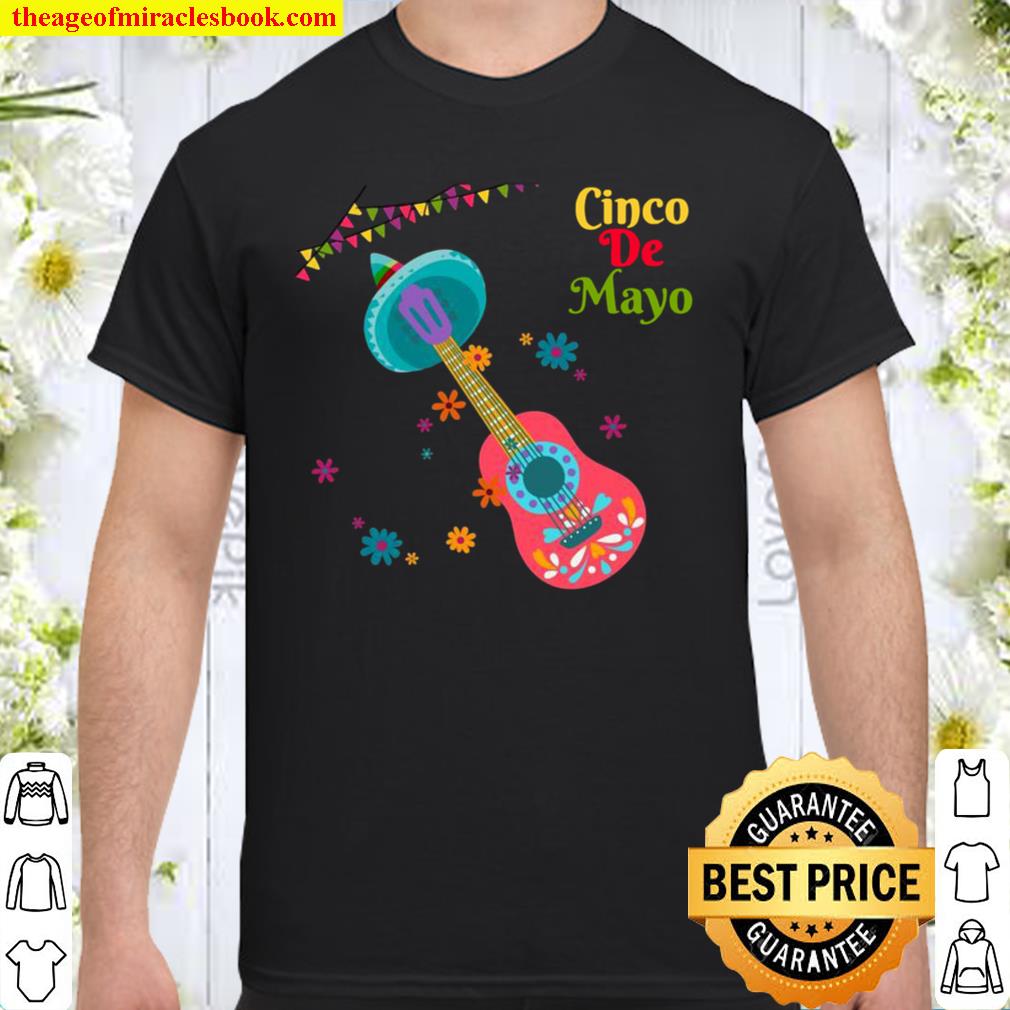 Cinco De Mayo Guitar Sombrero Decorative Shirt, hoodie, tank top, sweater