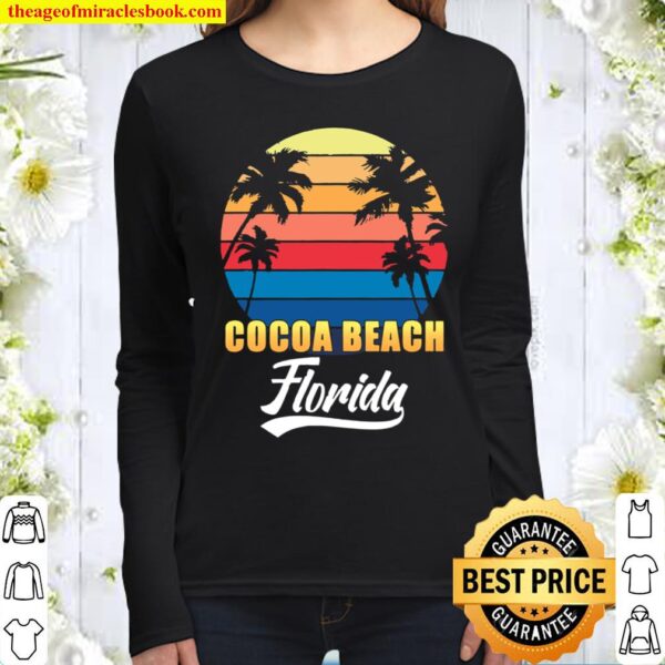 Cocoa Beach Florida Cocoa Beach Florida Women Long Sleeved