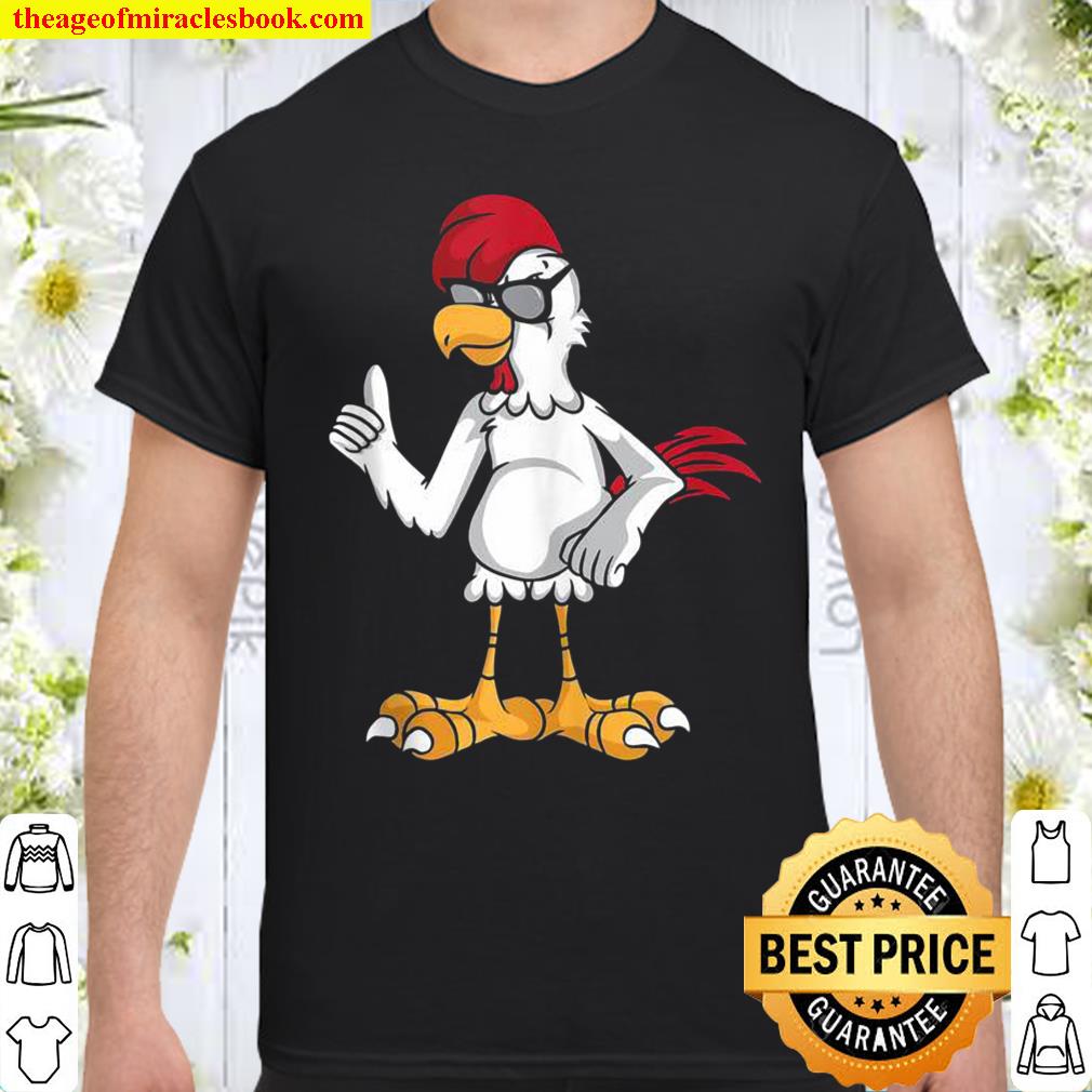 Cool Chicken Black Sunglasses Farmers Shirt, hoodie, tank top, sweater