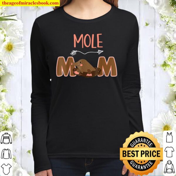 Cute Mole Mom Happy Mother’s Day Women Long Sleeved