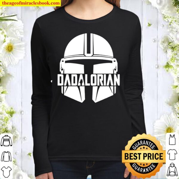 Dadalorian Fathers Day Gift Funny Women Long Sleeved