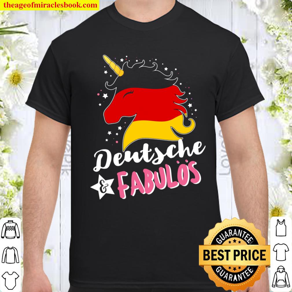 Deutschland Flagge Deutsches Einhorn Langarmshirt Shirt
