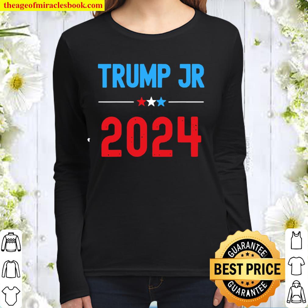 Donald trump junior for president 2024 Women Long Sleeved