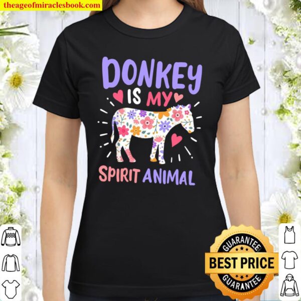 Donkey Spirit Animal Classic Women T-Shirt