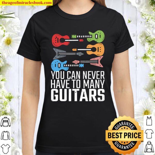 EGitarre BassGitarre Akustik Gitarre Gitarrist Classic Women T-Shirt