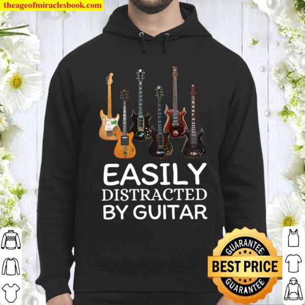 Easily Distracted By Guitar Hoodie