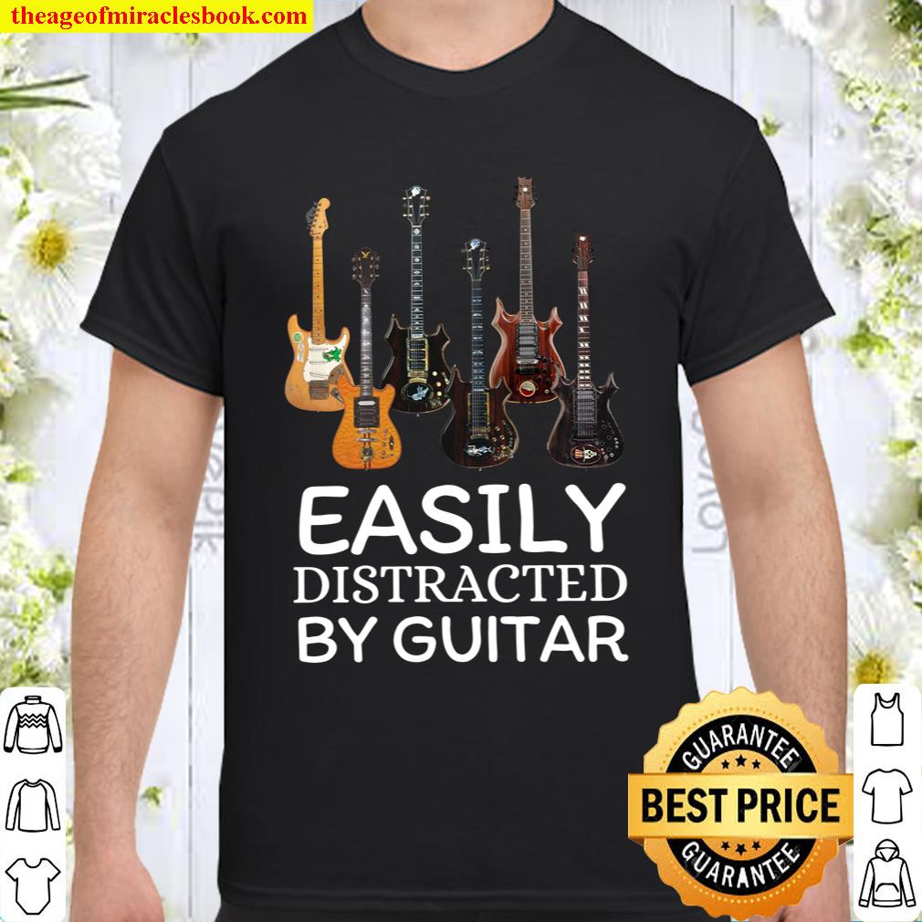 Easily Distracted By Guitar Shirt