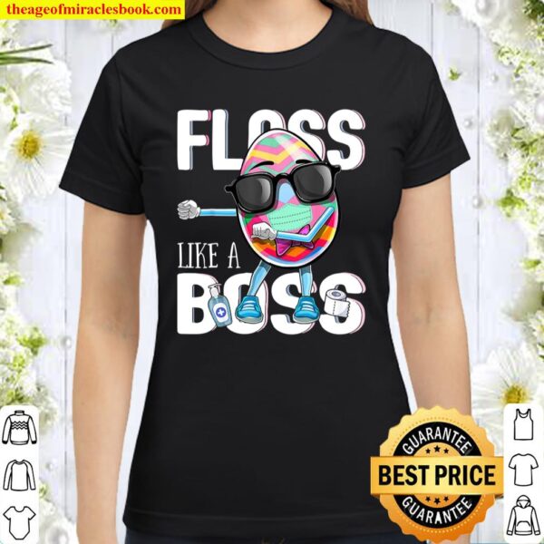 Easter Tshirts Bunny Rabbit Boss Plus Size Easter Egg Classic Women T-Shirt