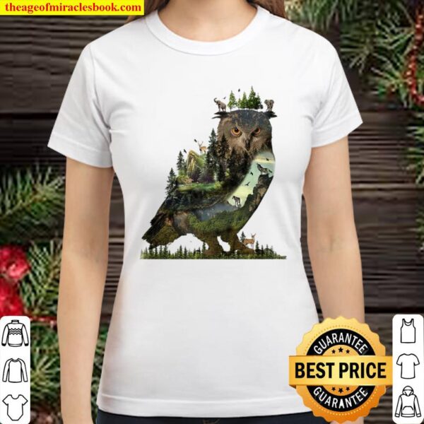 Forest Owl Classic Women T-Shirt