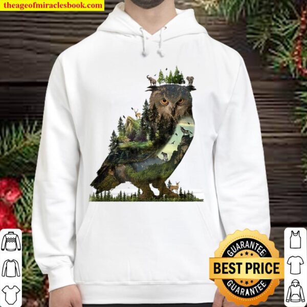 Forest Owl Hoodie