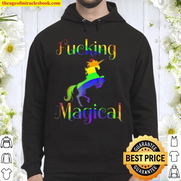 Fucking Magical Rainbow Unicorn Graphic Hoodie
