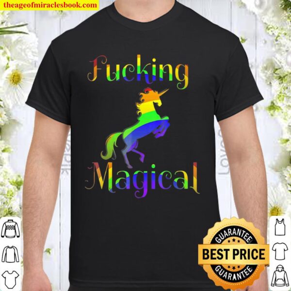 Fucking Magical Rainbow Unicorn Graphic Shirt