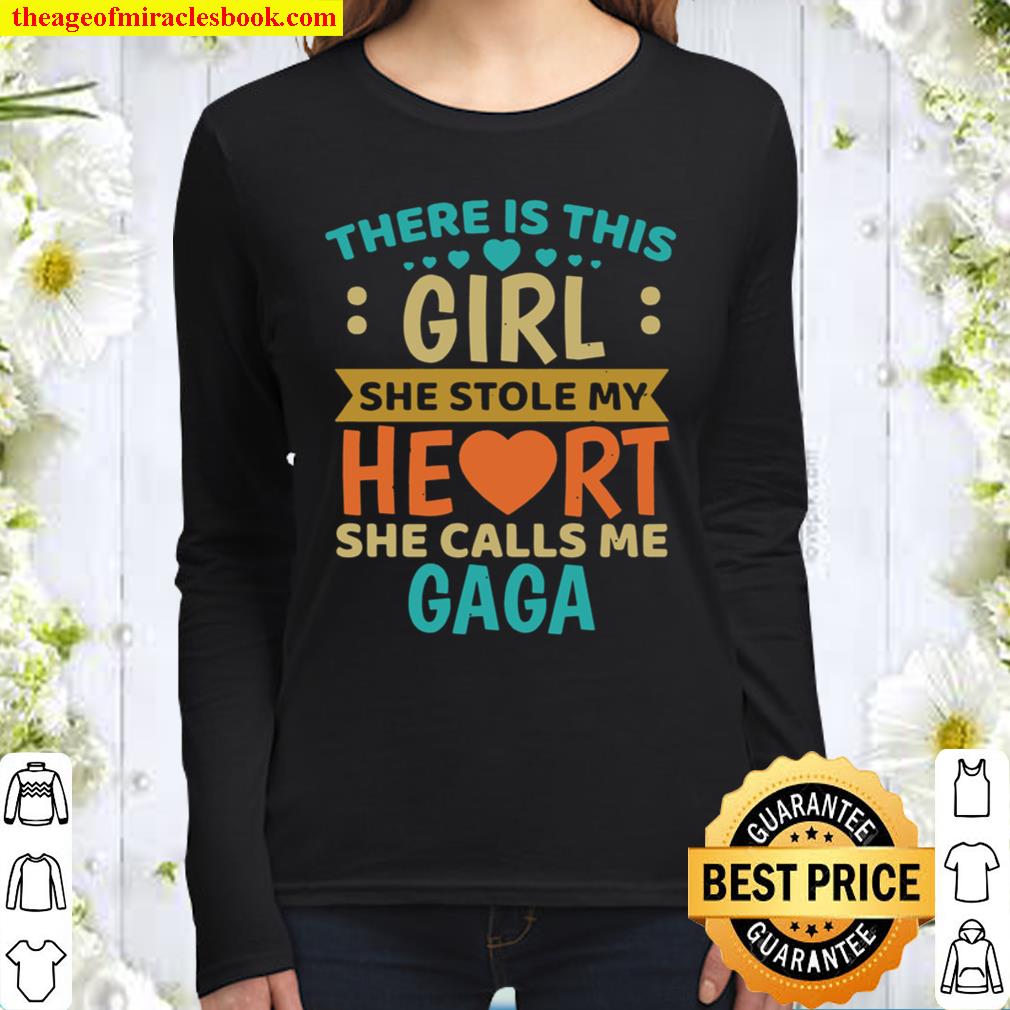 Funny Father’s Day for Gaga from Daughter girl to Gaga Women Long Sleeved
