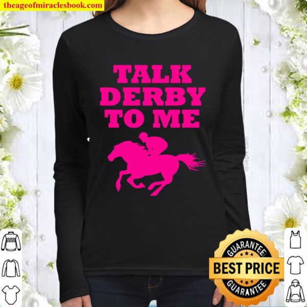 Funny Horse Racing Derby Racing Owner Lover Women Long Sleeved