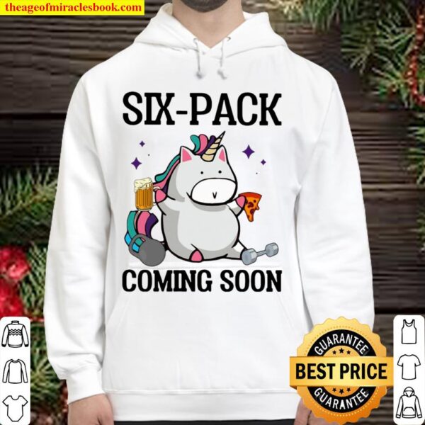 Funny Unicorn Six-Pack Coming Soon Hoodie