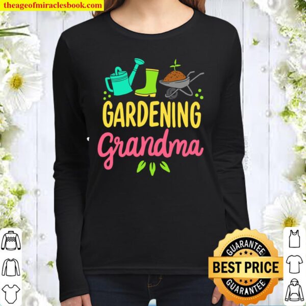 Gardening Grandma Women Long Sleeved