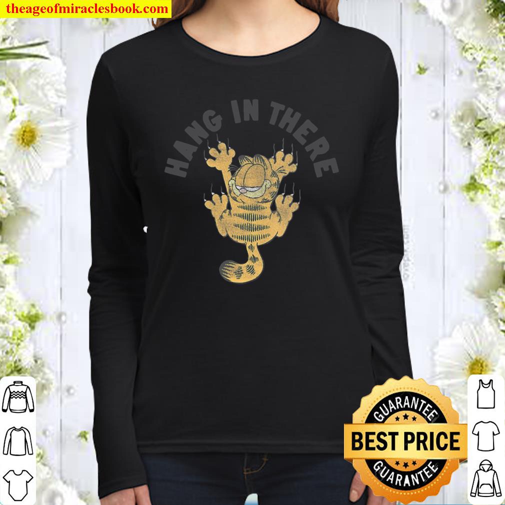 Garfield Hang In There Women Long Sleeved