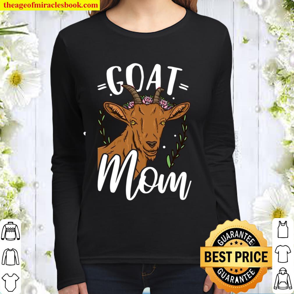 Goat Mom Women Long Sleeved