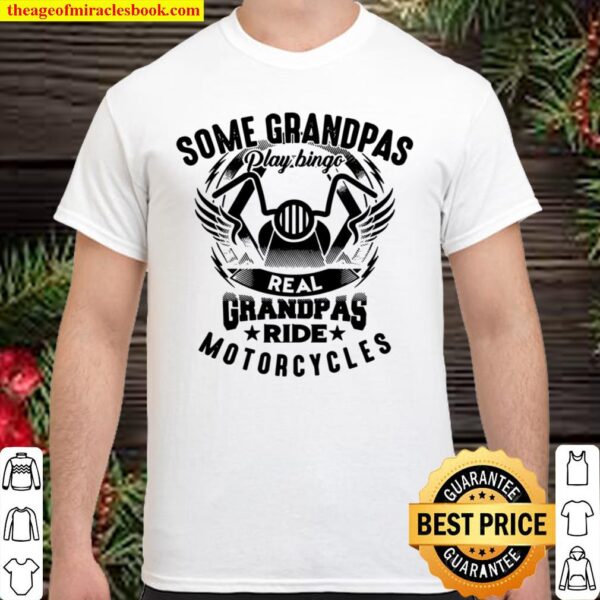 Grandpa Biker Cute Eager Motorbikes Shirt